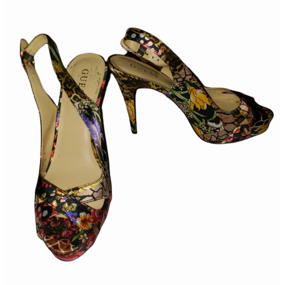 GUESS Peep-toe Heels - Picture 1 of 7